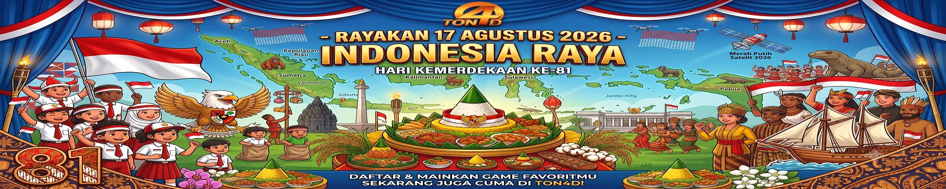 TON4D 17 AGUSTUS 2026 INDONESIA RAYA